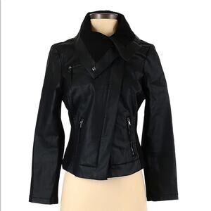 White House Black Market Coated Moto Jacket - SP